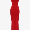 Tamara Strapless Stretch-crepe Maxi Dress 1 Tamara Strapless Stretch-crepe Maxi Dress -Ted Baker Store R04166363 REDROSE M