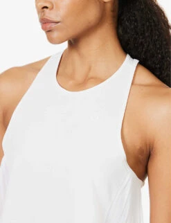 Lululemon Sleeveless Stretch-recycled-polyester Top -Ted Baker Store R04166422 WHITE ALT04