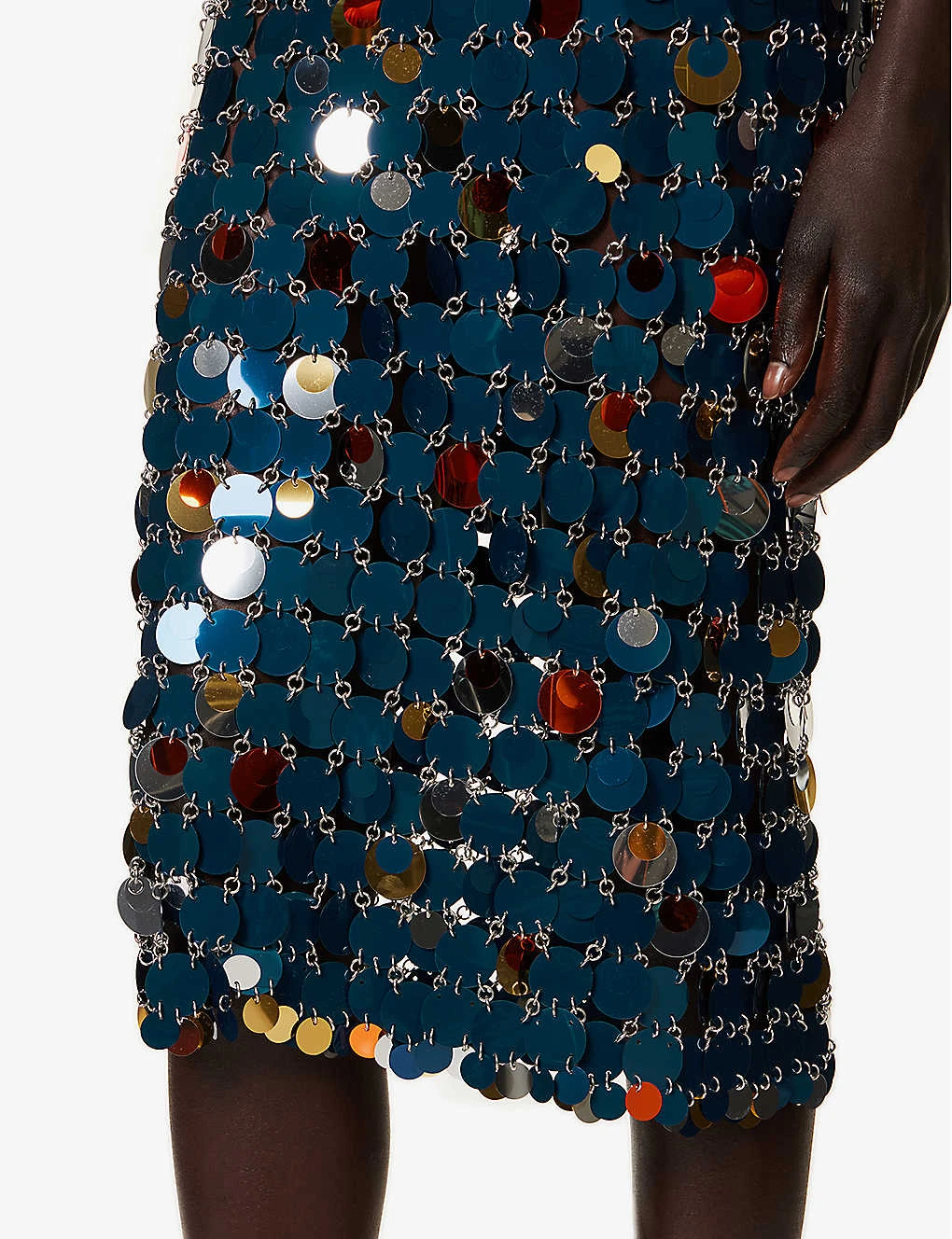 Paco Rabanne Mid-rise Regular-fit Embellished Maxi Skirt 7 Paco Rabanne Mid-rise Regular-fit Embellished Maxi Skirt - Image 5