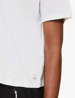 Vuori Energy Boxy-fit Stretch-jersey T-shirt -Ted Baker Store R04167654 WHITE ALT04