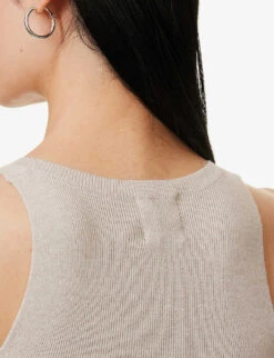 Grace Slim-fit Knitted Top 11 Grace Slim-fit Knitted Top -Ted Baker Store R04167923 OATMEAL ALT04