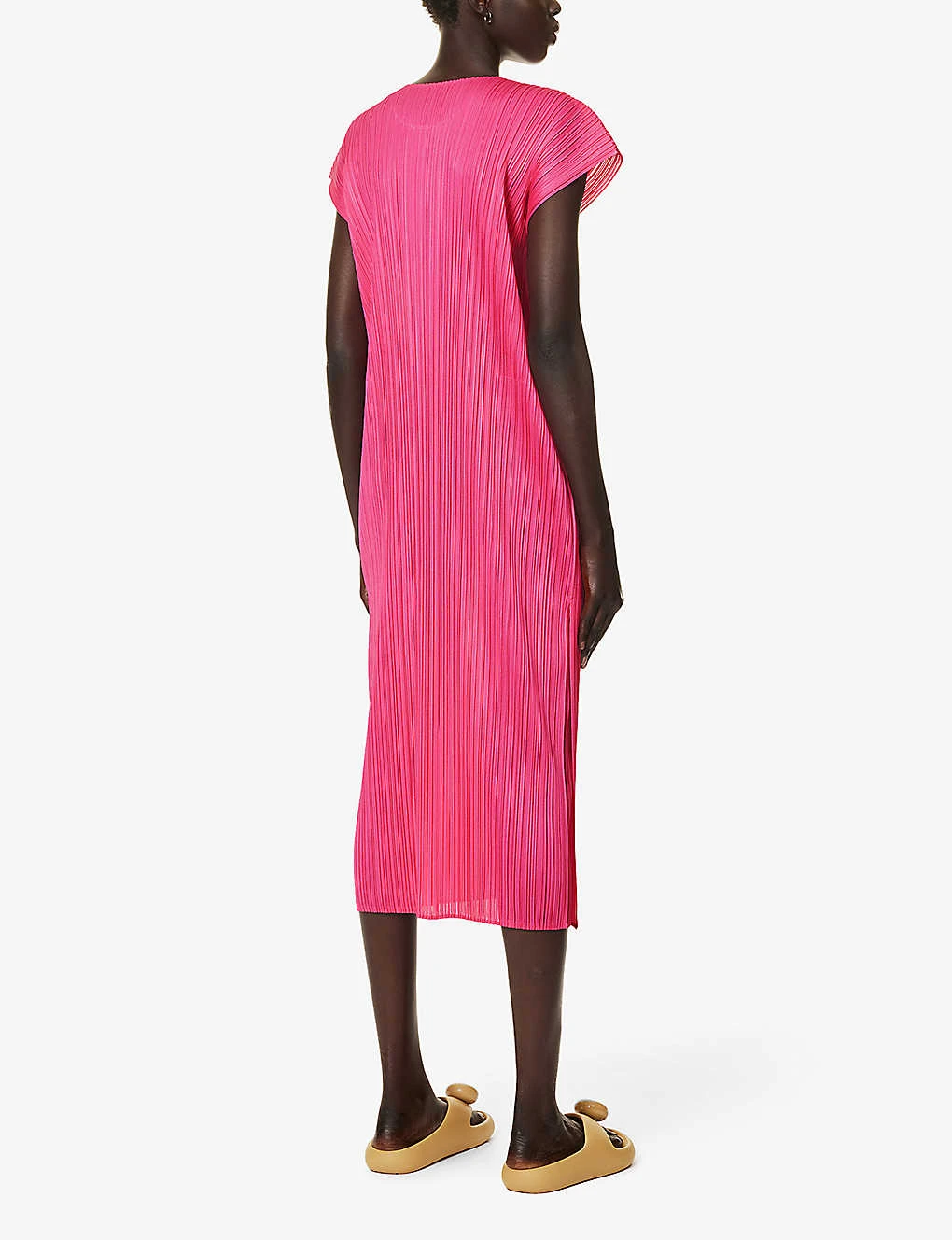 July Round-neck Split-hem Knitted Midi Dress 6 July Round-neck Split-hem Knitted Midi Dress - Image 4