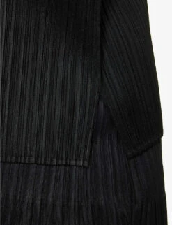 Tropical Winter Pleated Knitted Top 13 Tropical Winter Pleated Knitted Top -Ted Baker Store R04168565 GREEN ALT05