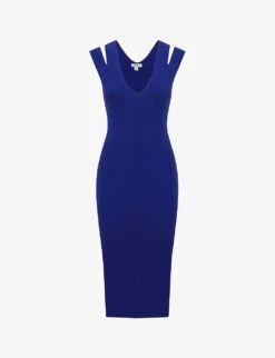 Reiss Kara Bodycon Stretch-knit Midi Dress