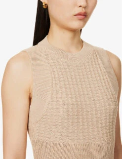 Exclusive Sutton Sleeveless Knitted Maxi Dress -Ted Baker Store R04169549 BEIGE ALT04