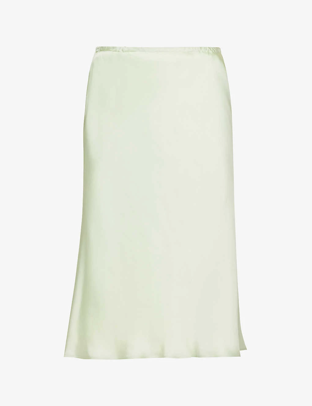Jil Sander Flared-hem Elasticated-waistband Satin Midi Skirt 3 Jil Sander Flared-hem Elasticated-waistband Satin Midi Skirt