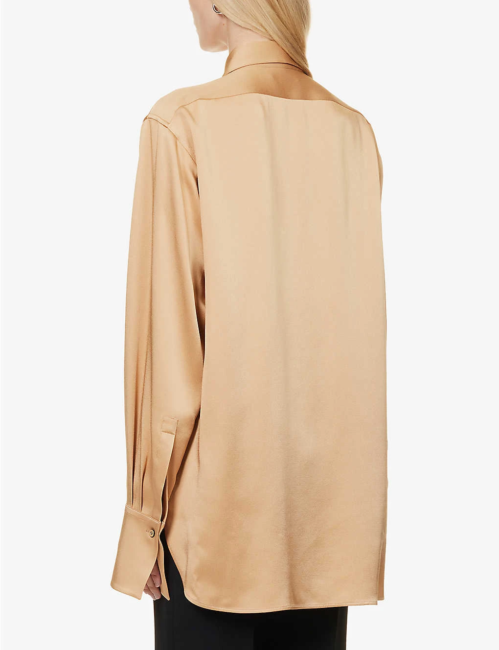 Jil Sander Contrasting-panel Long-line Woven Shirt 6 Jil Sander Contrasting-panel Long-line Woven Shirt - Image 4