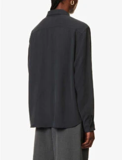 Lotta Oversized Woven Shirt -Ted Baker Store R04173160 CHARCOAL ALT03