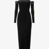 Vienne Cut-out Knitted Maxi Dress -Ted Baker Store R04179396 NOIRALAIA M