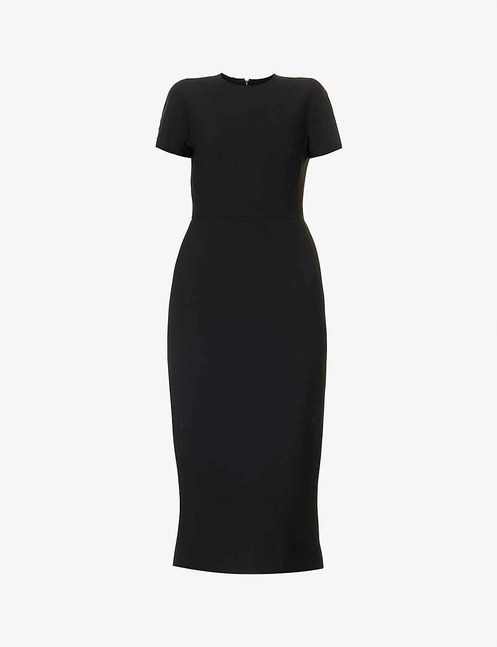 Victoria Beckham Slim-fit Round-neck Stretch-woven Midi Dress 3 Victoria Beckham Slim-fit Round-neck Stretch-woven Midi Dress