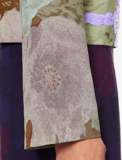 Dries Van Noten Floral-print Turtleneck Woven Top 12 Dries Van Noten Floral-print Turtleneck Woven Top -Ted Baker Store R04180720 LILAC ALT05