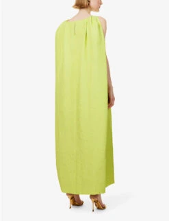 Clio Scoop-neck Woven Maxi Dress 10 Clio Scoop-neck Woven Maxi Dress -Ted Baker Store R04181115 GREENNEON ALT03