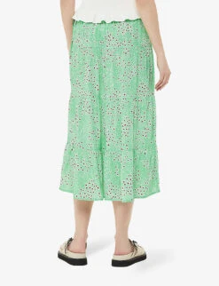 Whistles Daisy Meadow Floral-print Woven Midi Skirt -Ted Baker Store R04181218 MULTICOLOURED ALT03