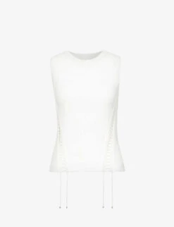 Dion Lee Muscle Cut-out Stretch-cotton Top