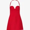 Magda Butrym Sweetheart-neck Structured-cup Wool Mini Dress -Ted Baker Store R04183246 RED M