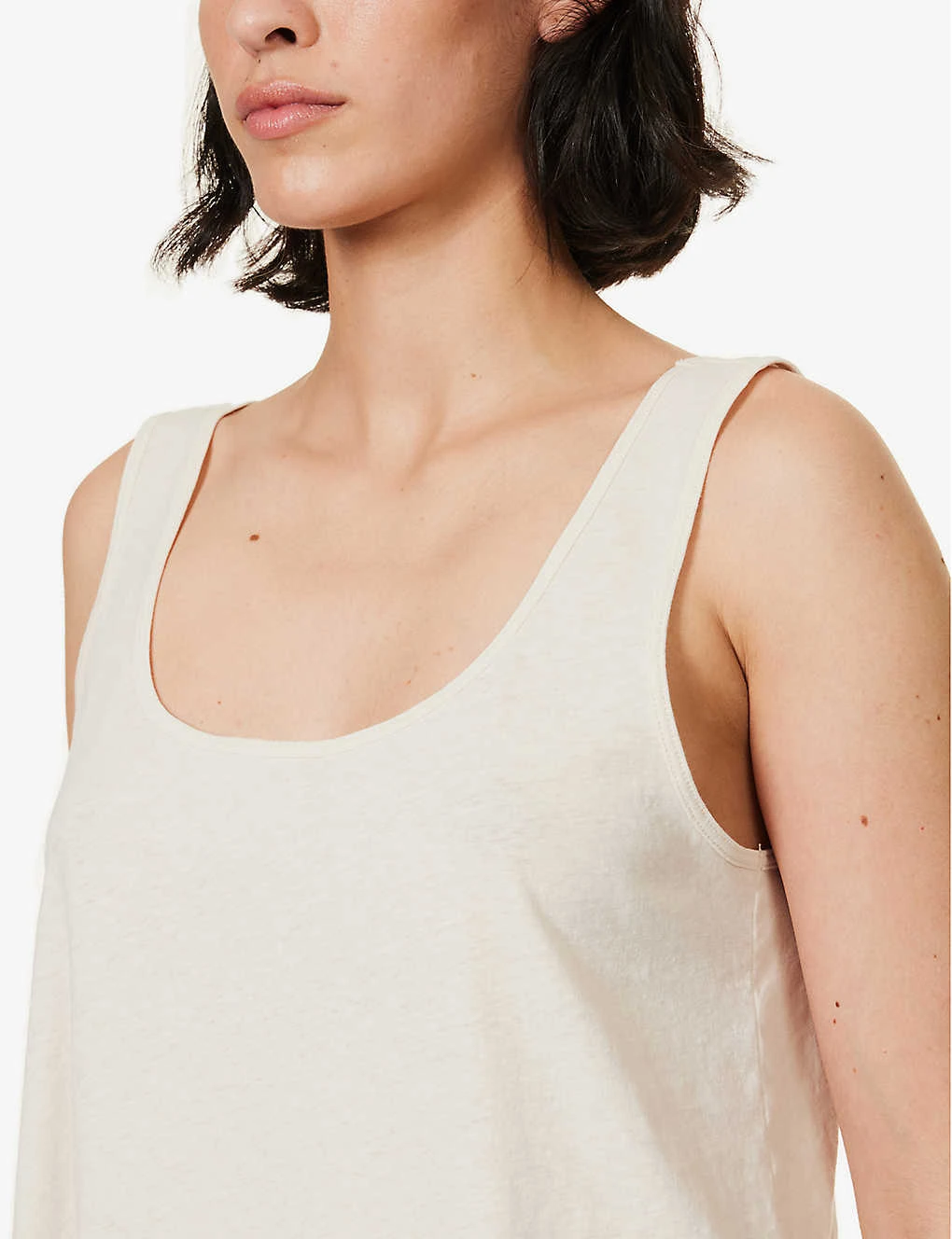 Jelina Sleeveless Cotton And Linen-blend Top 6 Jelina Sleeveless Cotton And Linen-blend Top - Image 4