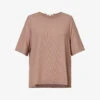 Nalani Relaxed-fit Cotton-blend Top -Ted Baker Store R04183729 MAUVEMIST M