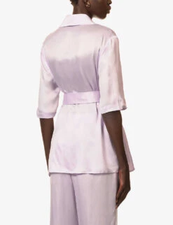 Chorus Self-tie Woven Shirt 10 Chorus Self-tie Woven Shirt -Ted Baker Store R04183799 LAVENDER ALT03