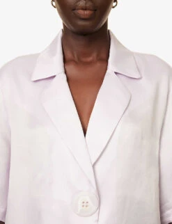 Chorus Self-tie Woven Shirt 11 Chorus Self-tie Woven Shirt -Ted Baker Store R04183799 LAVENDER ALT04