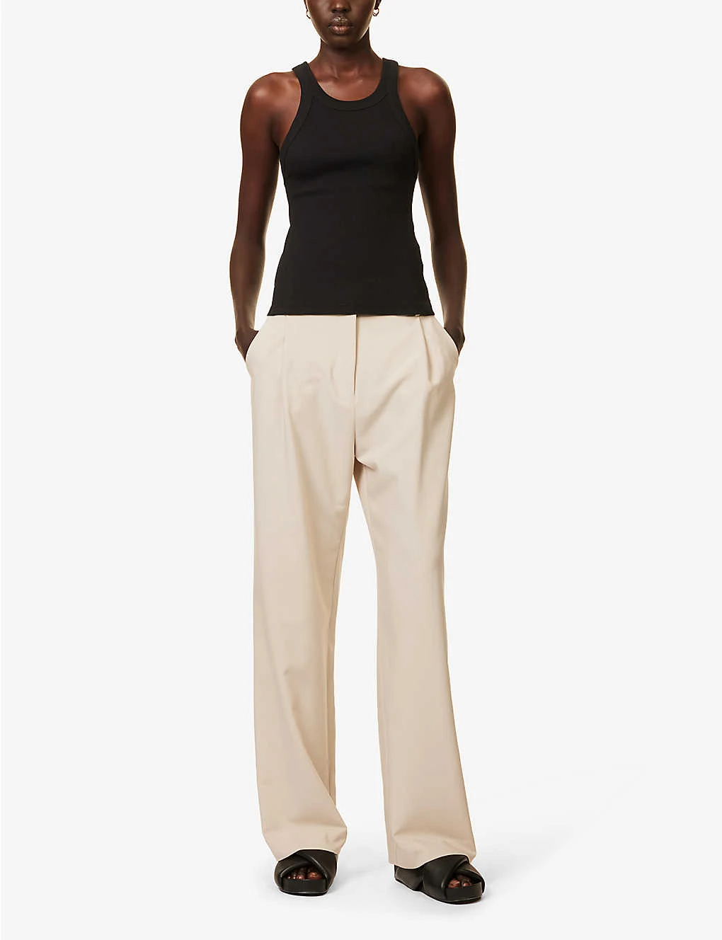 Lorne Ribbed Stretch-organic-cotton Top 4 Lorne Ribbed Stretch-organic-cotton Top - Image 2