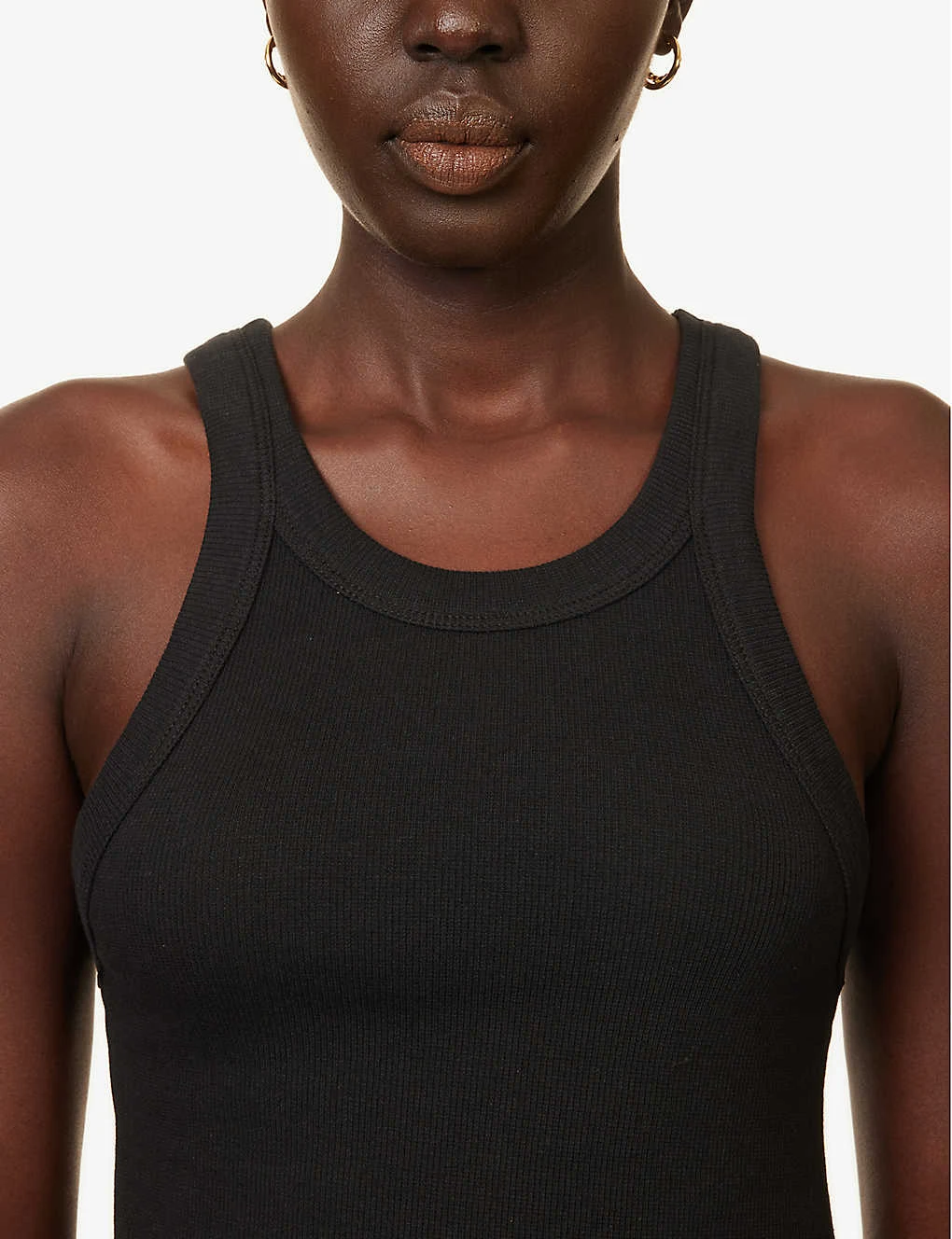 Lorne Ribbed Stretch-organic-cotton Top 7 Lorne Ribbed Stretch-organic-cotton Top - Image 5