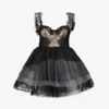 Philosophy Di Lorenzo Serafini Lace-embellished Semi-sheer Woven Mini Dress -Ted Baker Store R04183936 FANTASYPRINTBLACK M