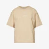 Acne Studios Edie Logo-print Cotton-jersey T-shirt -Ted Baker Store R04185159 CHAMPAGNEBEIGE M