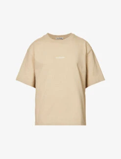Acne Studios Edie Logo-print Cotton-jersey T-shirt