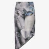 Vero Graphic-print Stretch-woven Midi Skirt 1 Vero Graphic-print Stretch-woven Midi Skirt -Ted Baker Store R04185509 NEWSPAPERTROMPE M