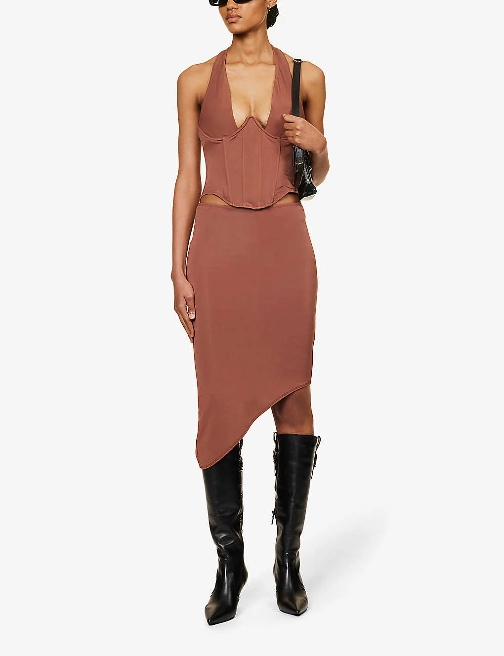 Ari Halterneck Boned-bodice Stretch-woven Top 4 Ari Halterneck Boned-bodice Stretch-woven Top - Image 2