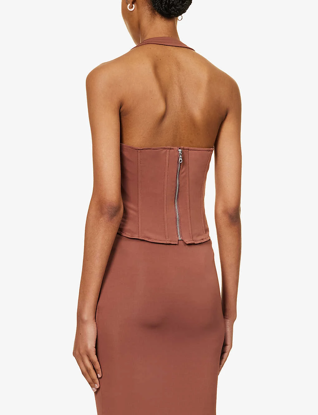 Ari Halterneck Boned-bodice Stretch-woven Top 6 Ari Halterneck Boned-bodice Stretch-woven Top - Image 4