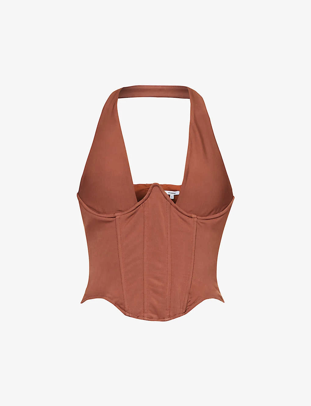 Ari Halterneck Boned-bodice Stretch-woven Top 3 Ari Halterneck Boned-bodice Stretch-woven Top