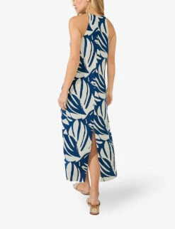 Navy Palm Print Cami Dress -Ted Baker Store R04185916 NAVY ALT02