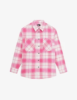 THE KOOPLES Check-print Patch-pocket Cotton Shirt