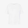 Dries Van Noten Round-neck Relaxed-fit Cotton-jersey T-shirt -Ted Baker Store R04186665 WHITE M