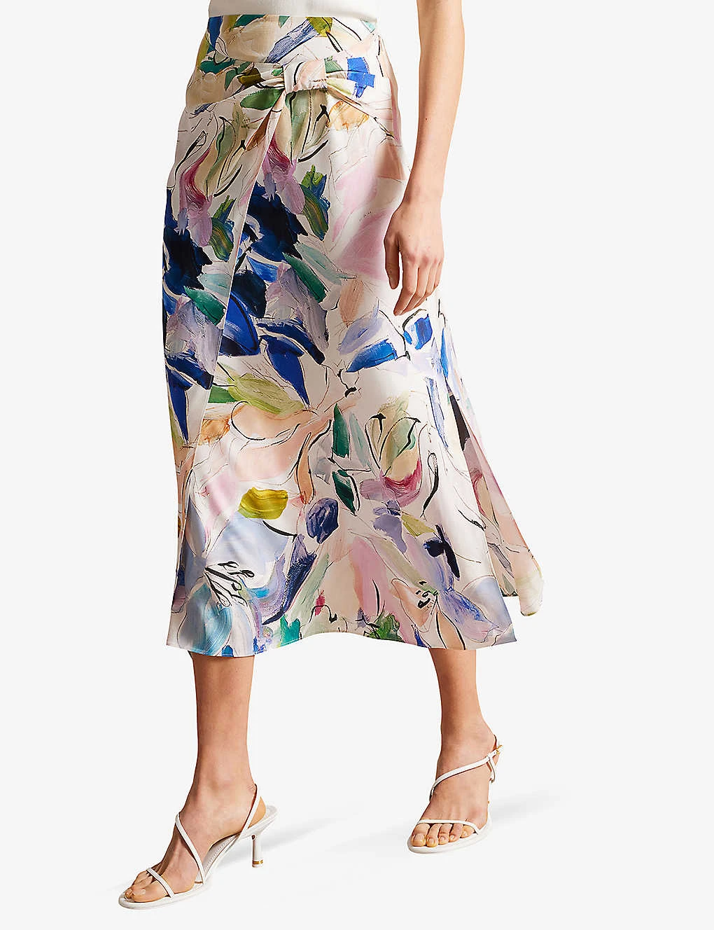 Ted Baker Salleey Floral-print Woven Midi Skirt 5 Ted Baker Salleey Floral-print Woven Midi Skirt - Image 3