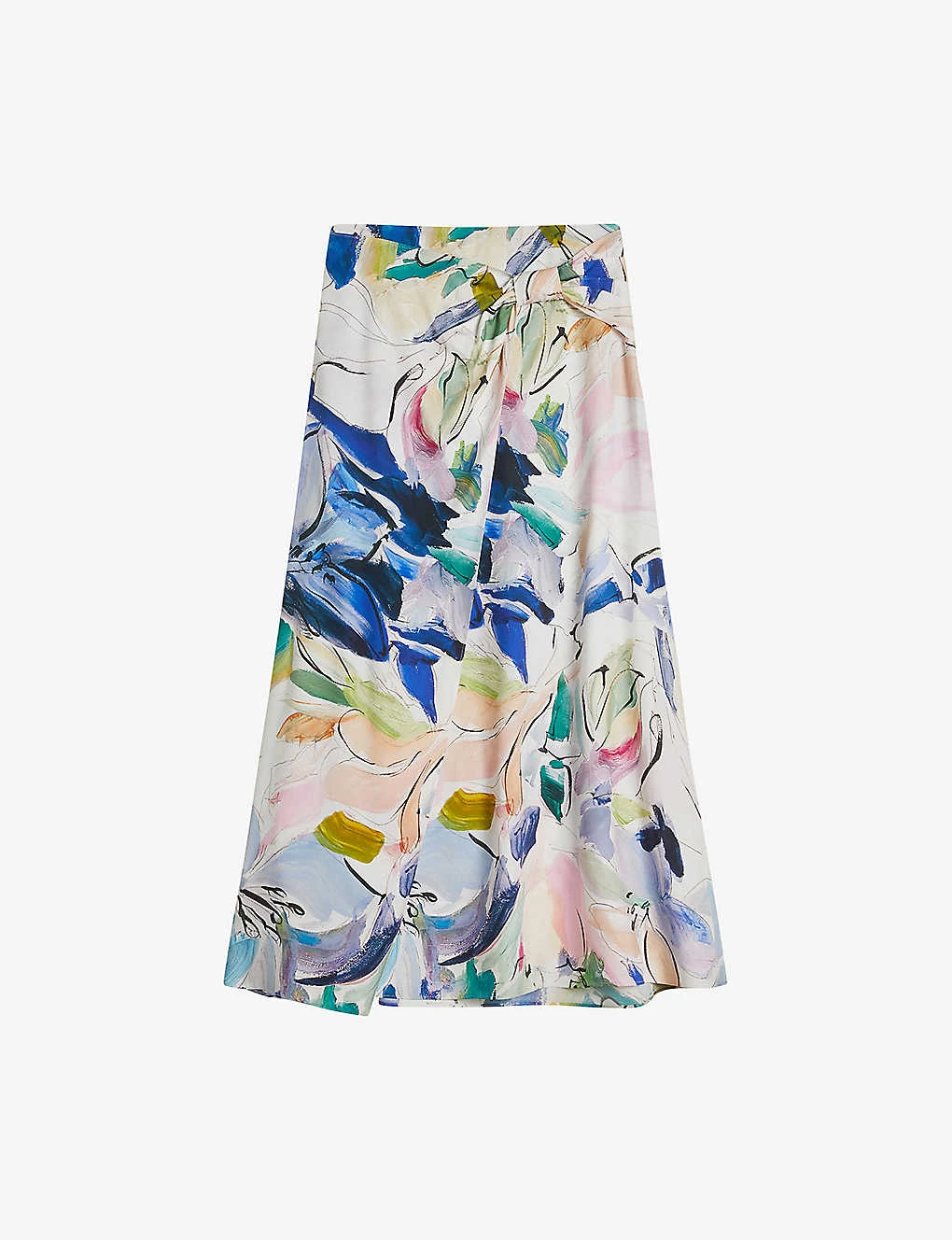 Ted Baker Salleey Floral-print Woven Midi Skirt 3 Ted Baker Salleey Floral-print Woven Midi Skirt