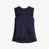 Ted Baker Jamihla Sleeveless Satin Recycled-polyester Top -Ted Baker Store R04189316 NAVY M