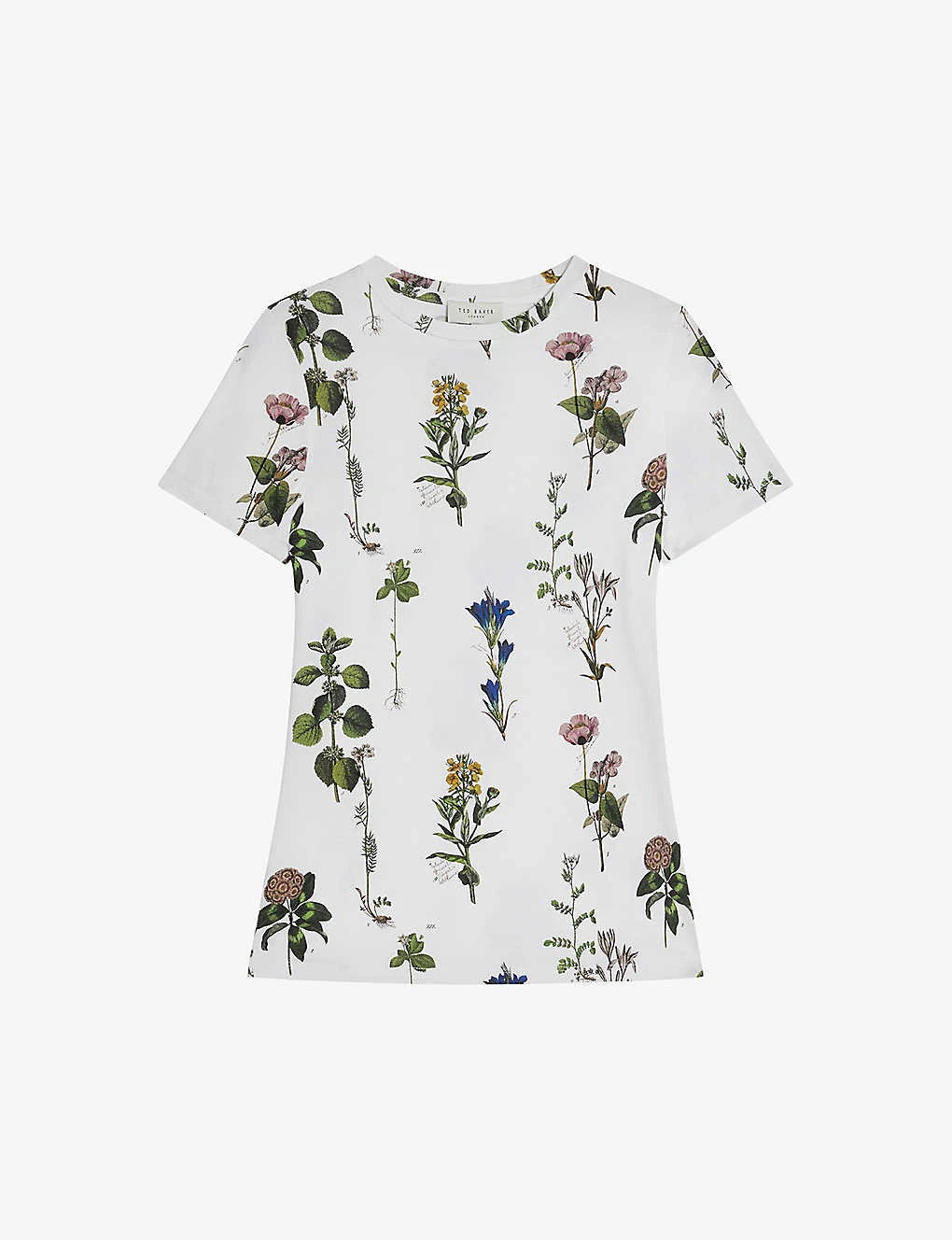 Ted Baker Rasmean Floral-print Stretch-woven T-shirt 3 Ted Baker Rasmean Floral-print Stretch-woven T-shirt