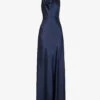 Sleeveless Cowl-neck Woven Maxi Dress 2 Sleeveless Cowl-neck Woven Maxi Dress -Ted Baker Store R04189835 MIDNIGHT M