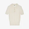 CLAUDIE PIERLOT Monpolo Collared Short-sleeve Knitted Polo