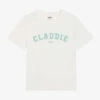 CLAUDIE PIERLOT Trim Logo-print Short-sleeve Cotton T-shirt