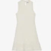 CLAUDIE PIERLOT Manua Openwork-knit Cotton Mini Dress 1 CLAUDIE PIERLOT Manua Openwork-knit Cotton Mini Dress -Ted Baker Store R04189944 NATURELS M