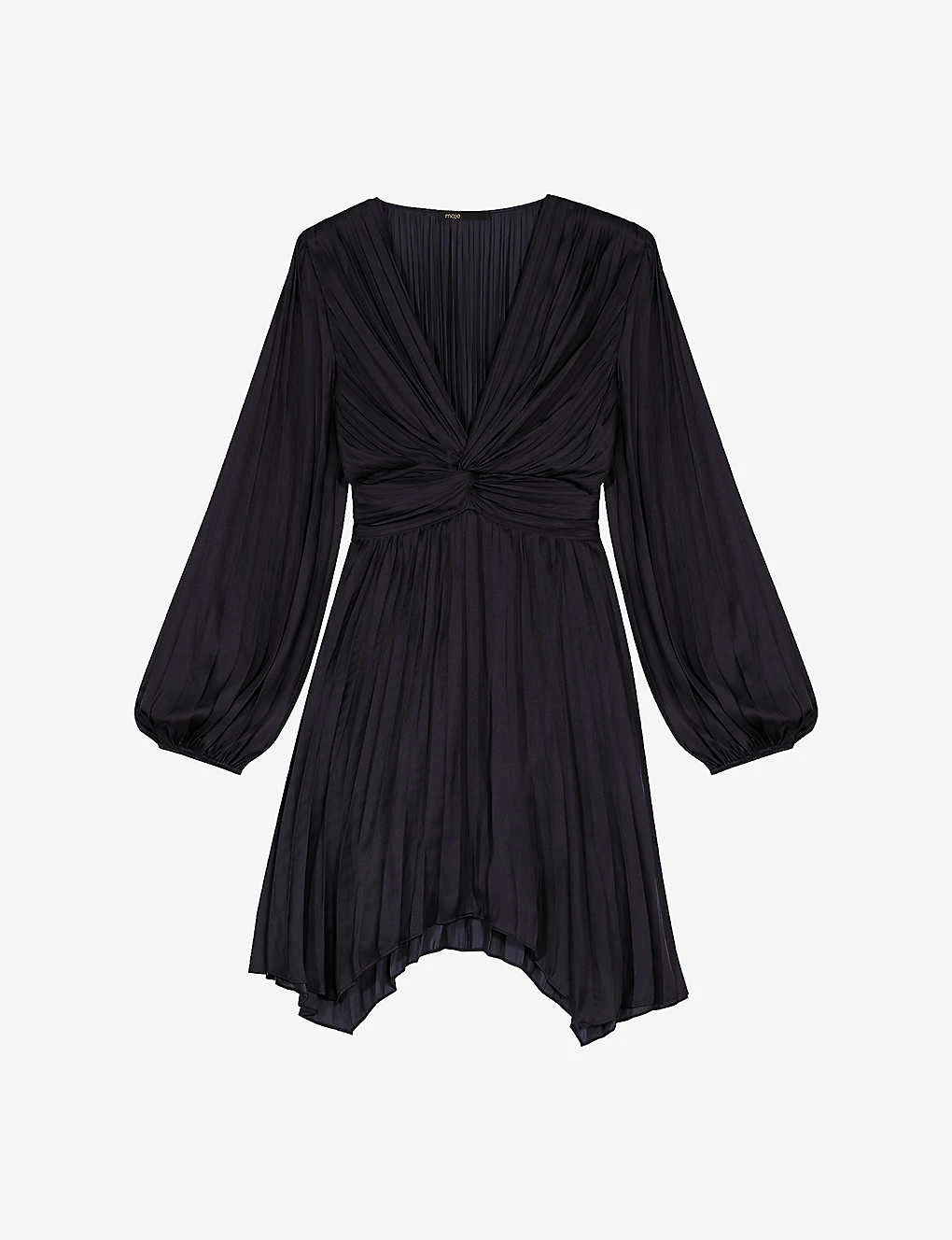 Maje Rivily Pleated Woven Mini Dress 3 Maje Rivily Pleated Woven Mini Dress