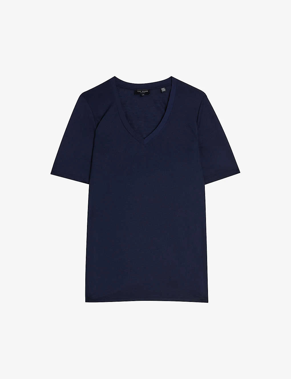 Ted Baker Kerika V-neckline Short-sleeve Woven T-shirt 3 Ted Baker Kerika V-neckline Short-sleeve Woven T-shirt