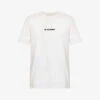 Jil Sander Graphic-print Round-neck Cotton-jersey T-shirt 2 Jil Sander Graphic-print Round-neck Cotton-jersey T-shirt -Ted Baker Store R04191049 PORCELAIN M