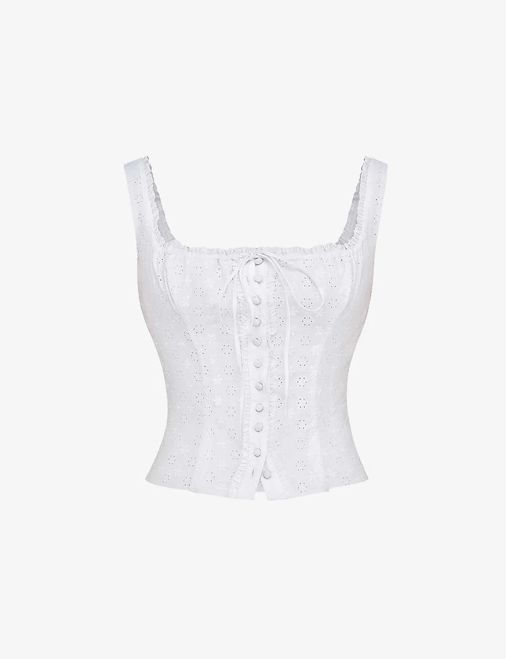 Juana Broderie-anglaise Woven Top 3 Juana Broderie-anglaise Woven Top