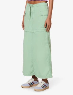 Levis Convertible Zipped Cotton-poplin Cargo Skirt -Ted Baker Store R04191374 GRANITEGREEN ALT02