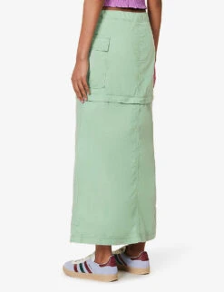 Levis Convertible Zipped Cotton-poplin Cargo Skirt -Ted Baker Store R04191374 GRANITEGREEN ALT03