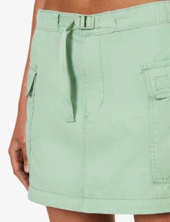 Levis Convertible Zipped Cotton-poplin Cargo Skirt -Ted Baker Store R04191374 GRANITEGREEN ALT04